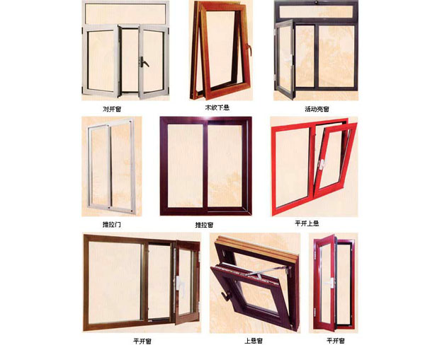 断桥铝门窗分类